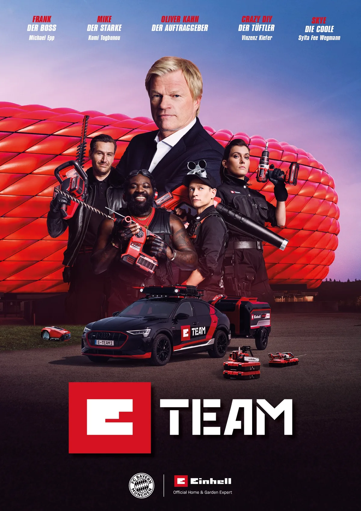 Einhell E-Team Kampagne