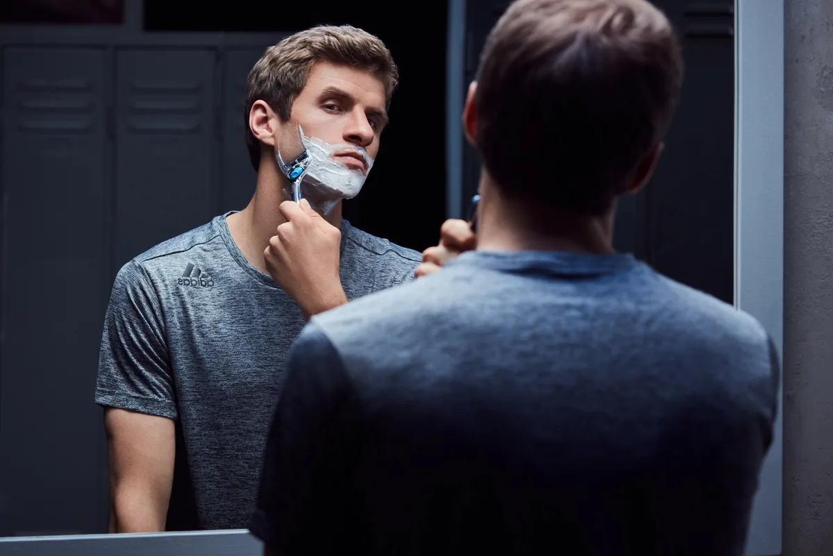 Gillette x Thomas Müller RETUSH Creative Retouching